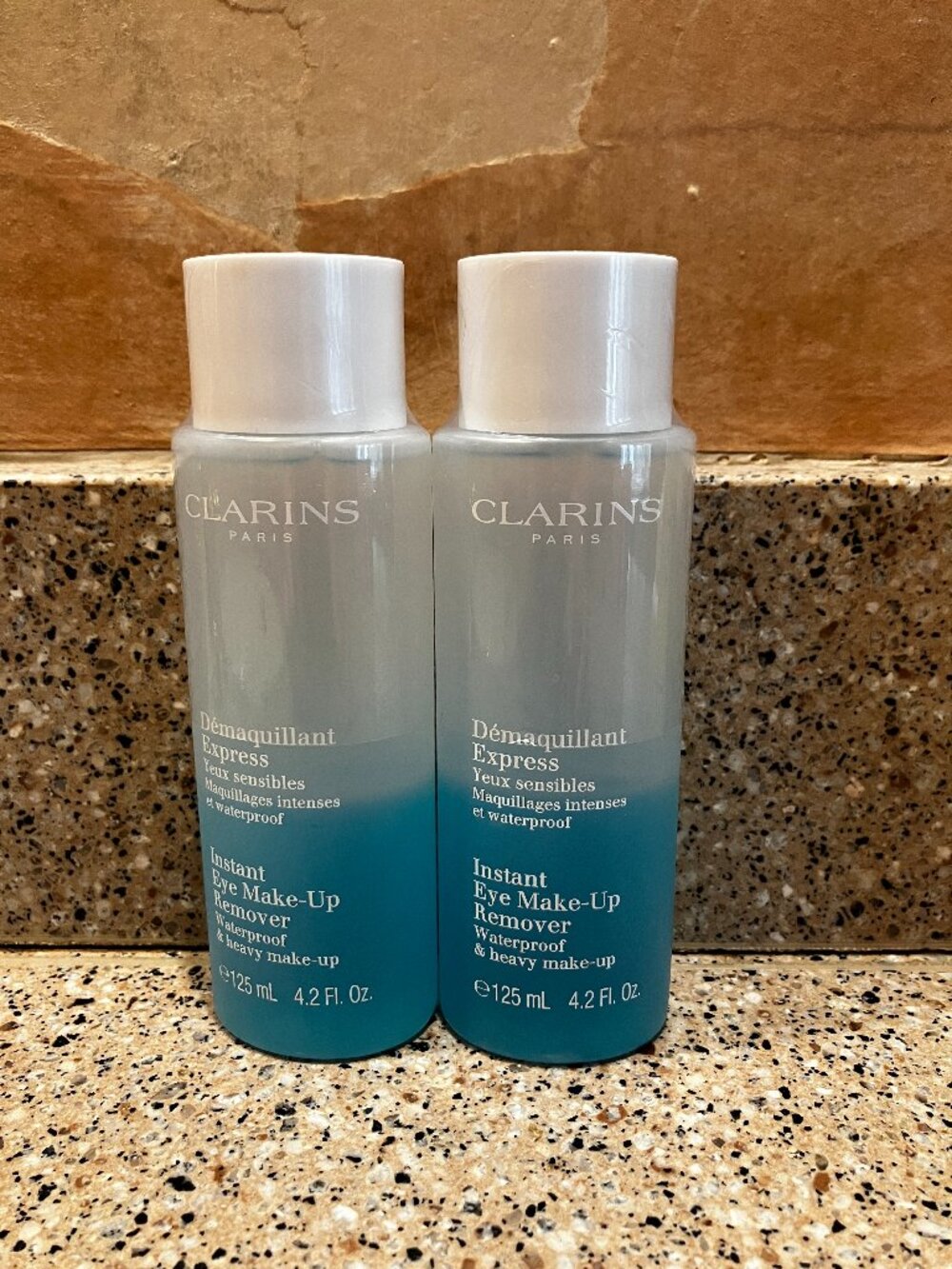 Clarins Set of 2 Instant Waterproof Eye makeup Removers Sealed!